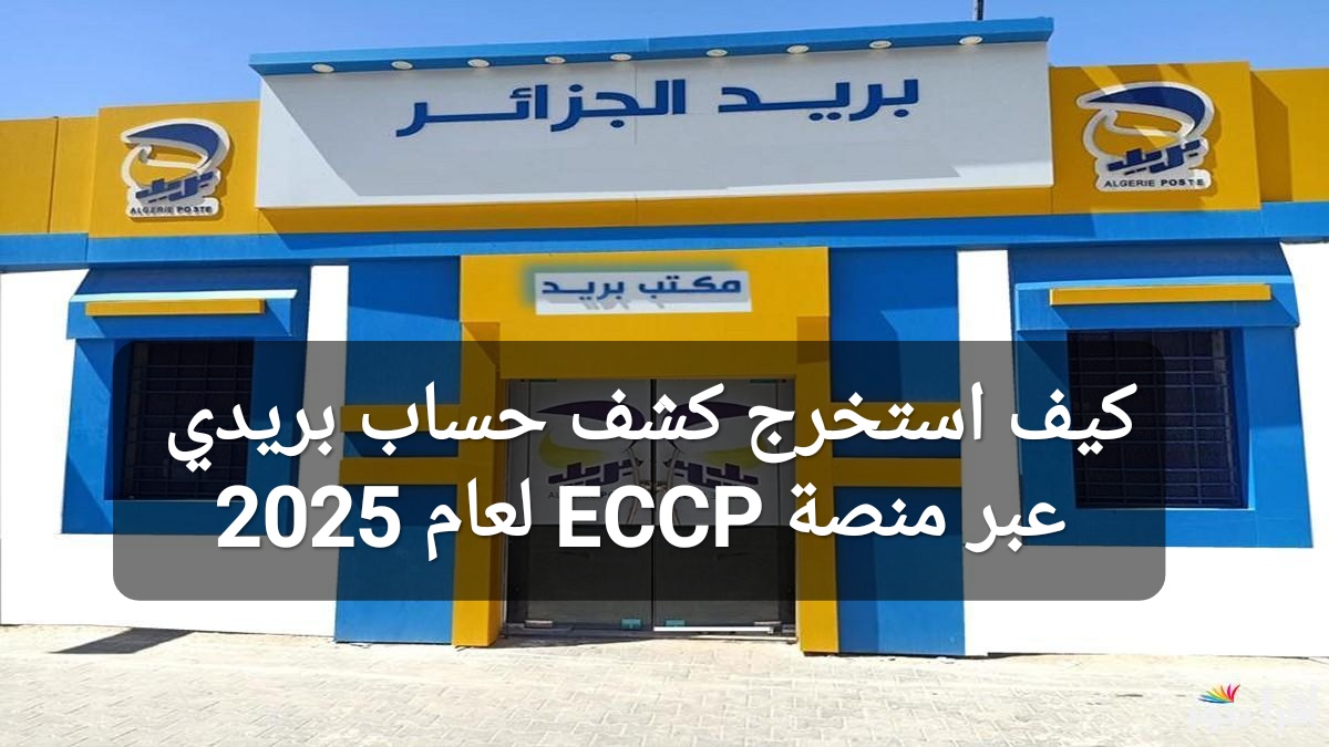 كيف استخرج كشف حساب بريدي عبر منصة ECCP لعام 2025